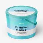 Matt container mockup