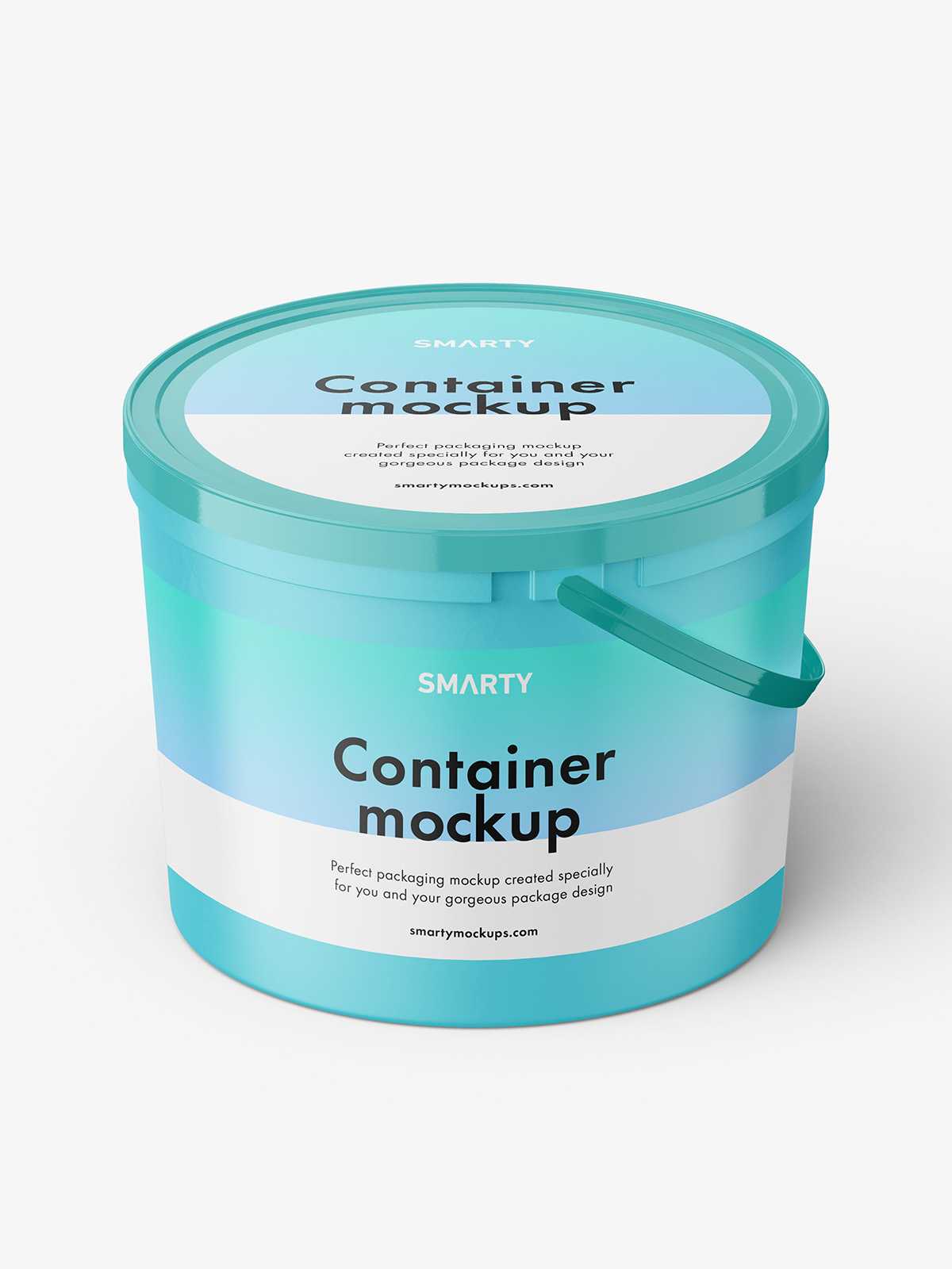 Matt container mockup