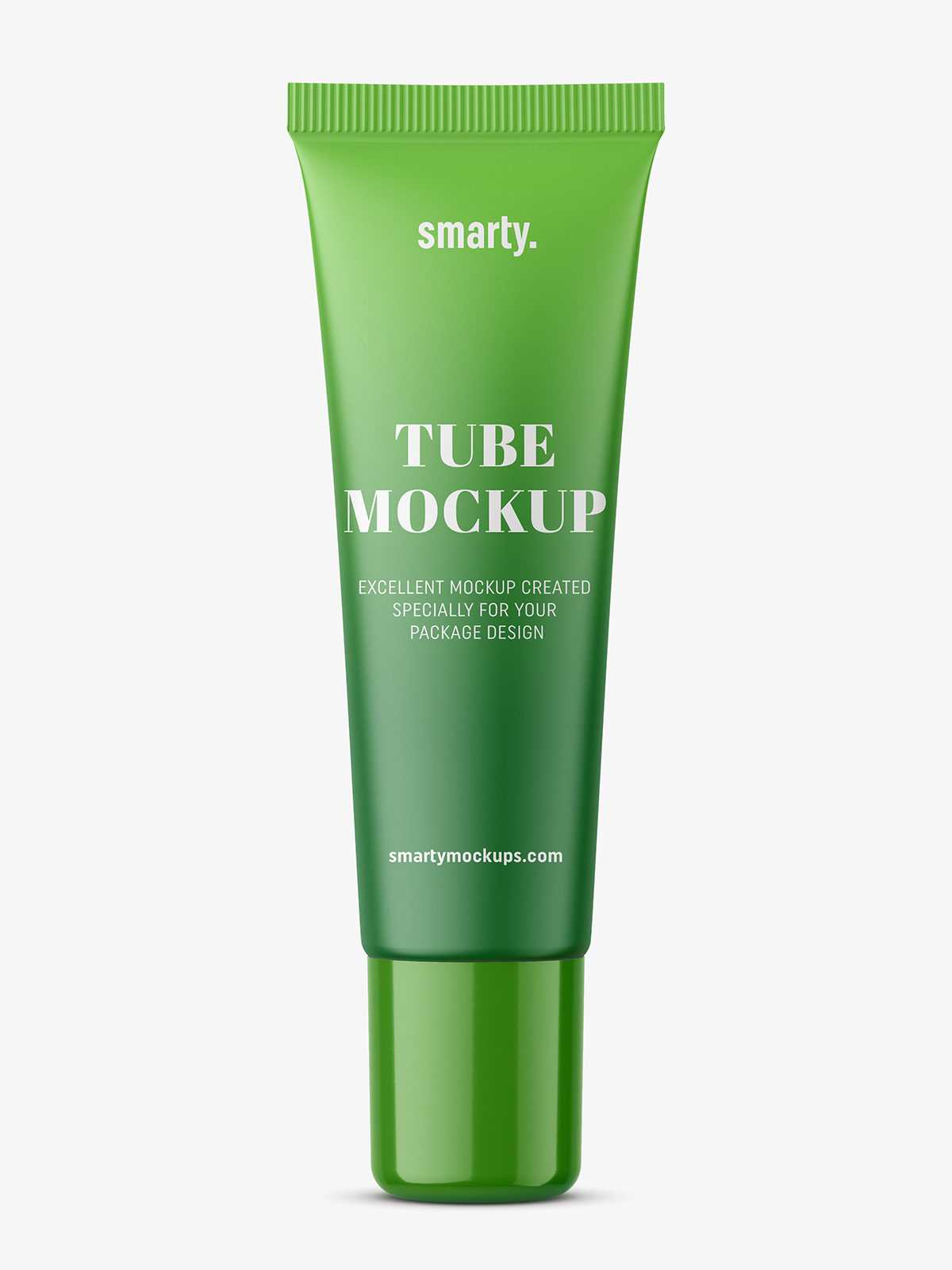 Matt cosmetic tube mockup