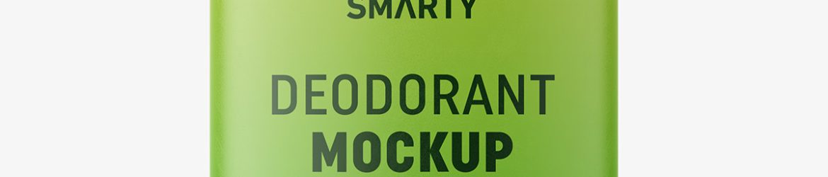 Matt deodorant tube mockup