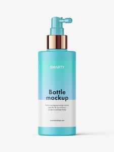 Matt dispenser bottle mockup
