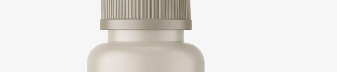 Matt ear spray bottle mockup