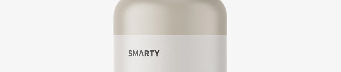 Matt essential oil bottle mockup