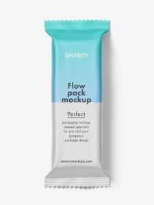 Matt flowpack mockup
