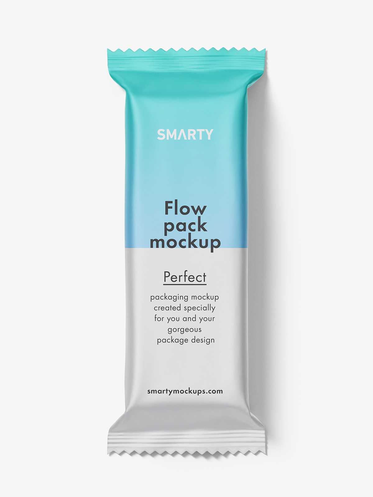Matt flowpack mockup