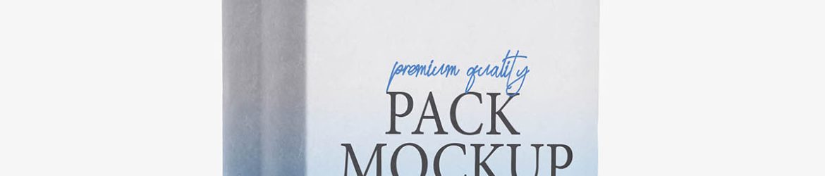 Matt gusseted food bag mockup