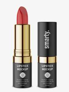 Matt lipstick mockup