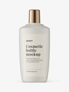 Matt lotion bottle mockup