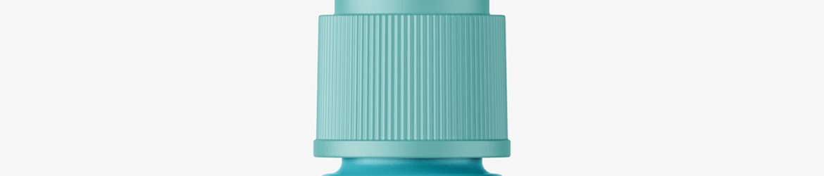 Matt nasal spray bottle mockup