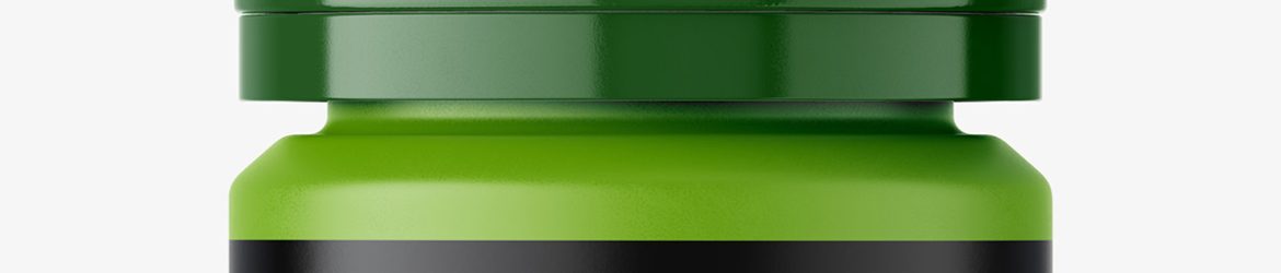 Matt pill bottle / jar mockup