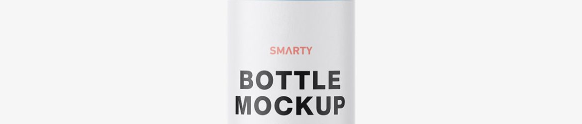 Matt plastic dropper bottle mockup Matt plastic dropper bottle mockup