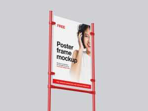 Matt poster frame mockup - Instant Download