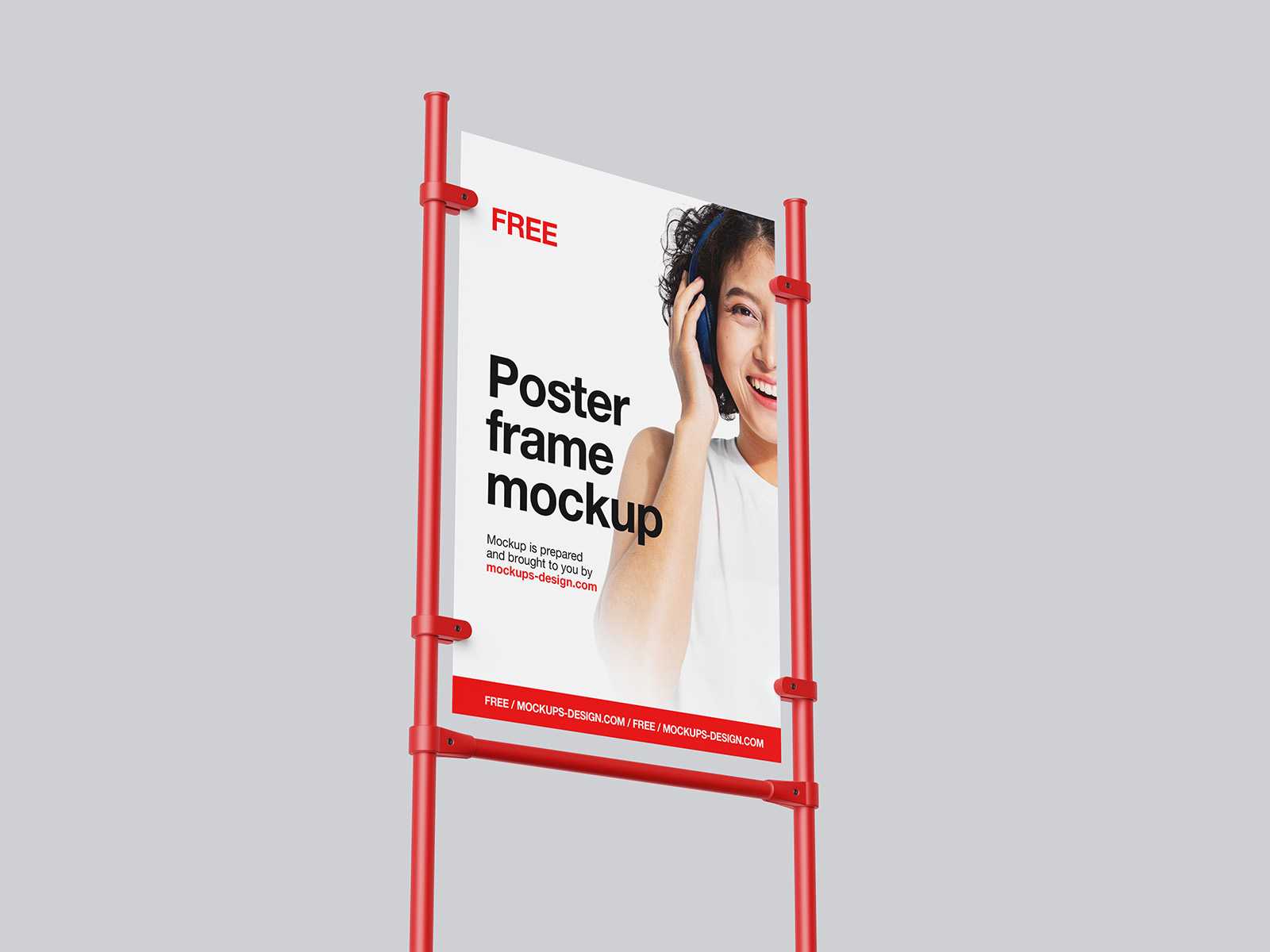 Matt poster frame mockup - Instant Download