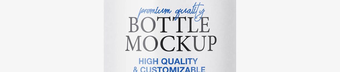 Matt pump dispenser bottle mockup