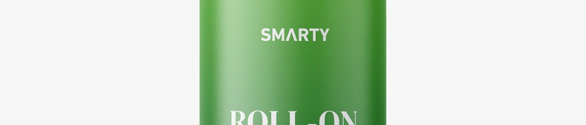 Matt roll-on bottle mockup