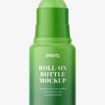 Matt roll-on bottle mockup