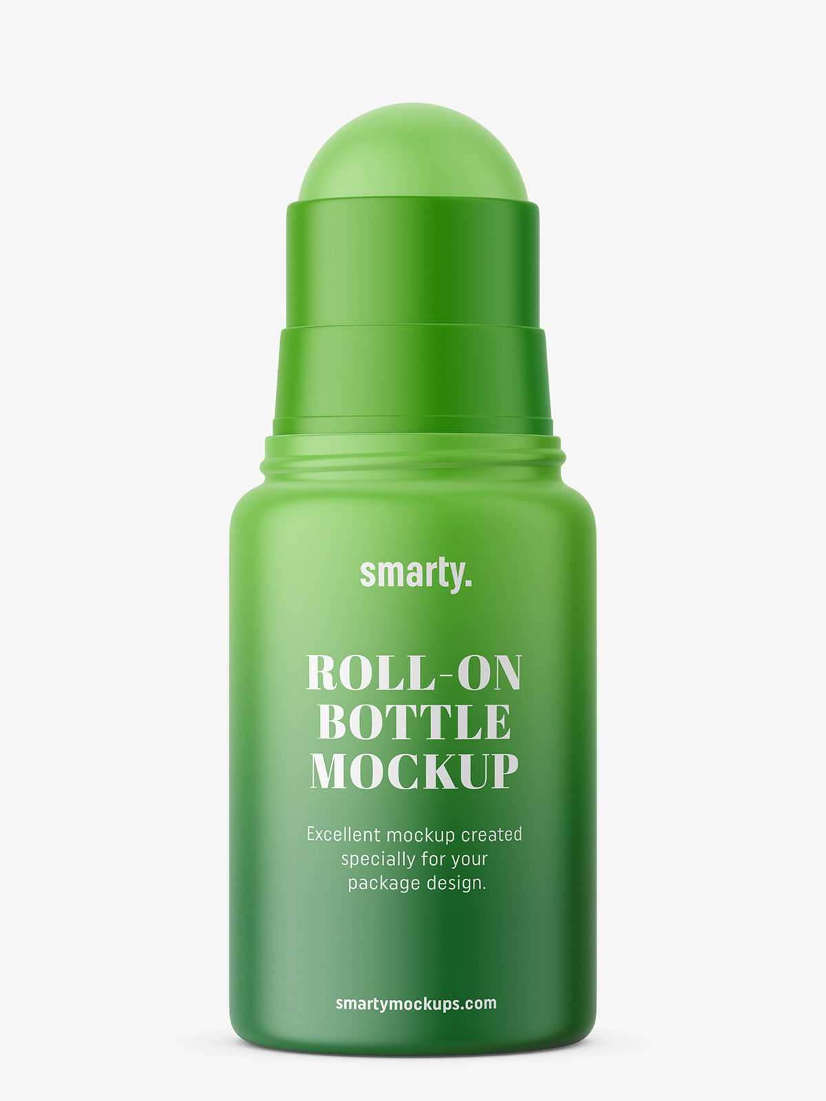 Matt roll-on bottle mockup
