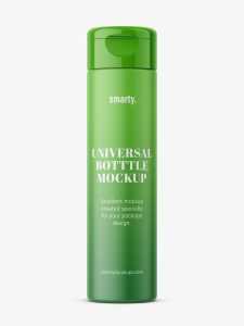 Matt round cosmetic bottle