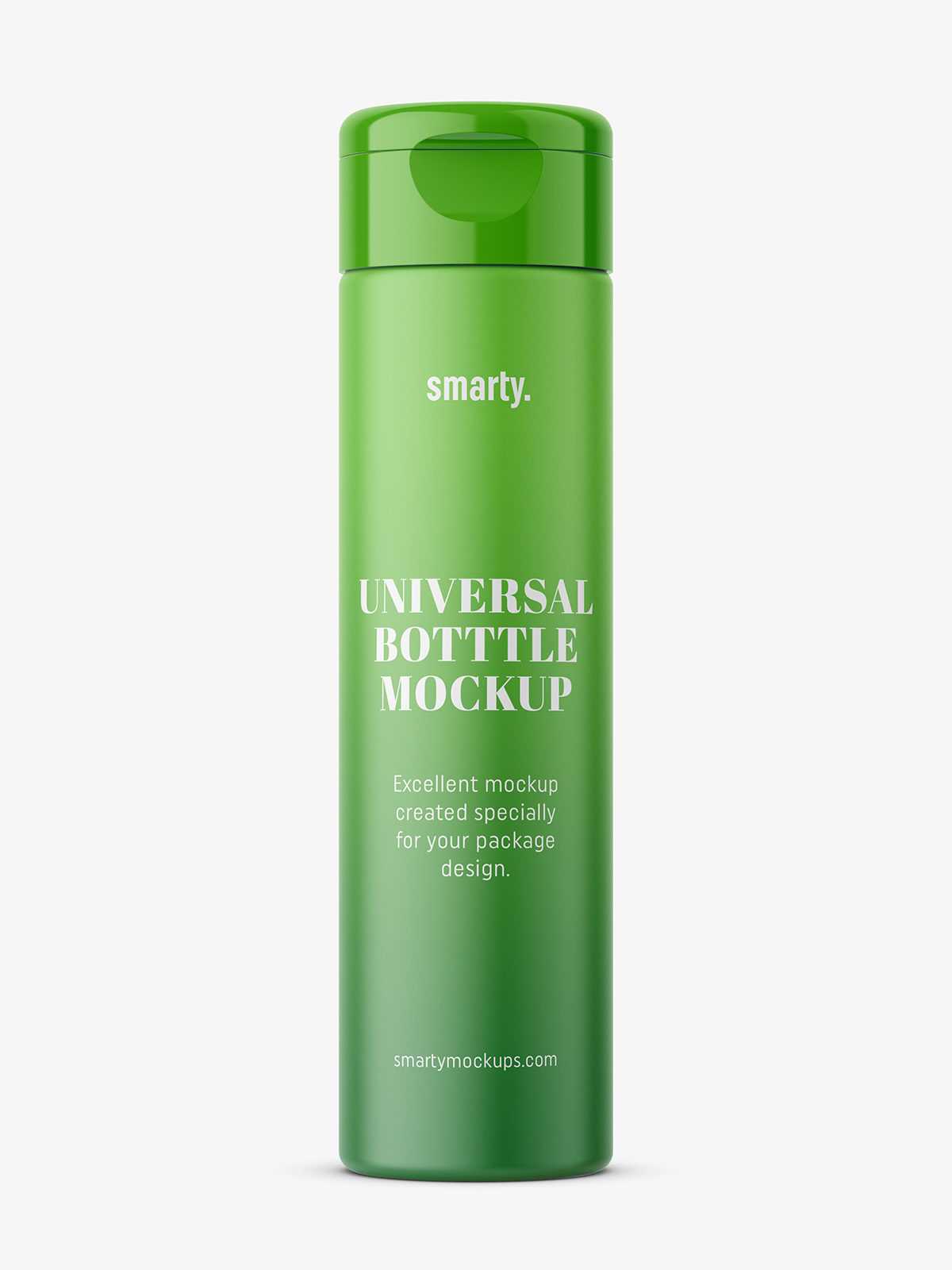 Matt round cosmetic bottle