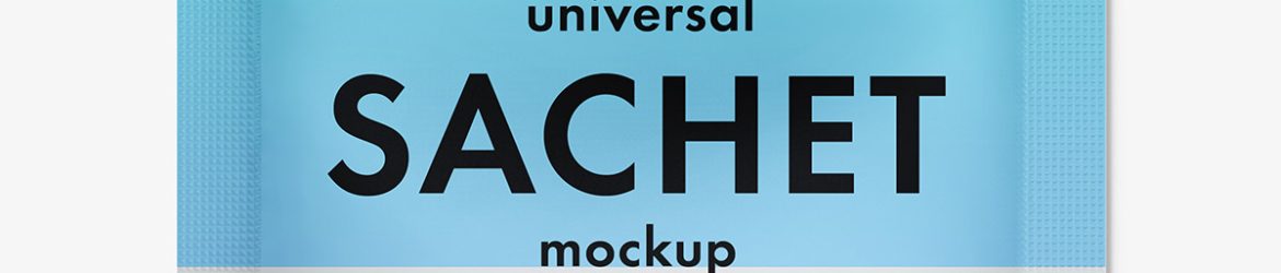 Matt sachet mockup