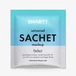 Matt sachet mockup - Free PSD Download Matt sachet mockup