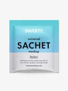 Matt sachet mockup