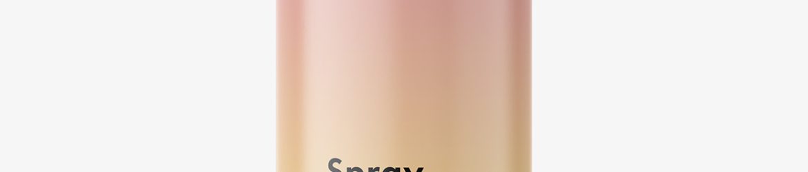 Matt spray can mockup