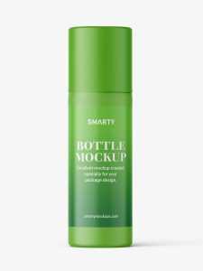 Matt spray can mockup