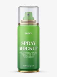 Matt spray mockup