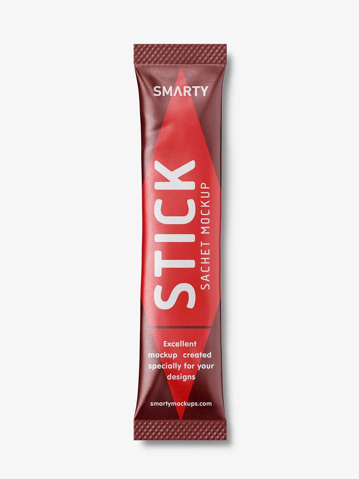 Matt stick sachet mockup
