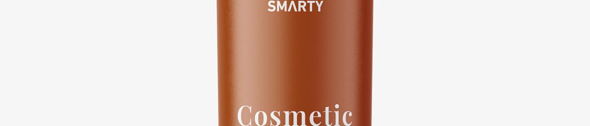 Matt toner mist bottle mockup