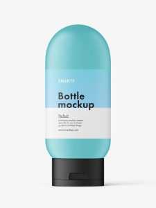 Matt tottle bottle mockup