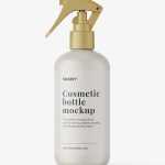 Matt trigger spray bottle mockup
