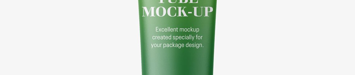 Matt tube mockup