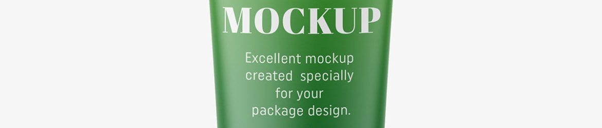 Matt tube mockup / fi 35 / 150 mm