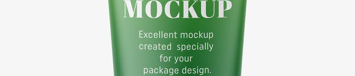 Matt tube mockup / fi 40 / 120 mm