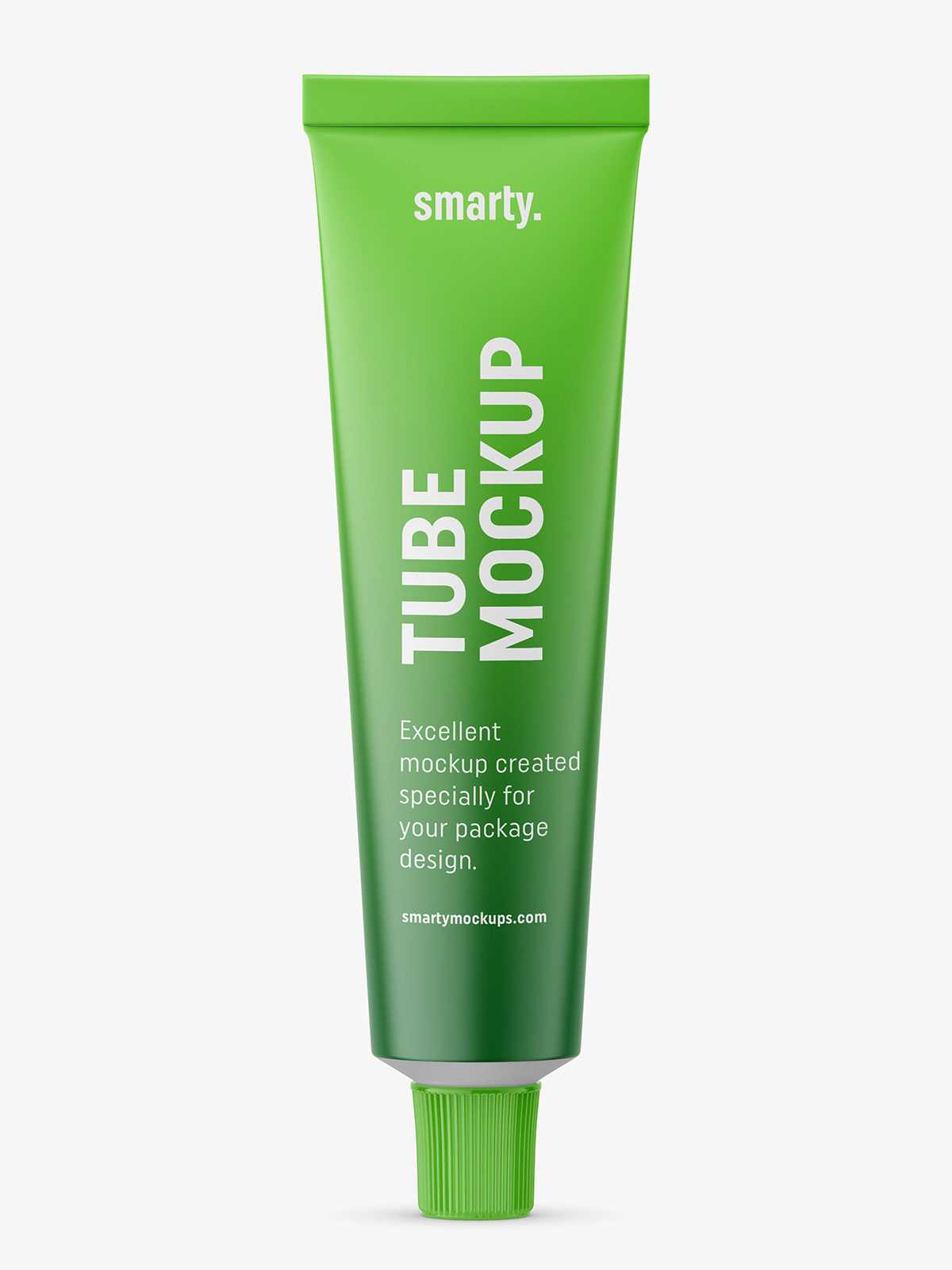 Matt tube with narrow cap