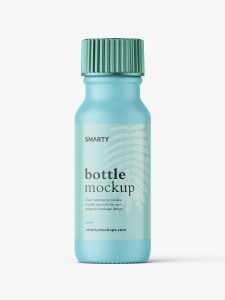 Matt vial bottle mockup