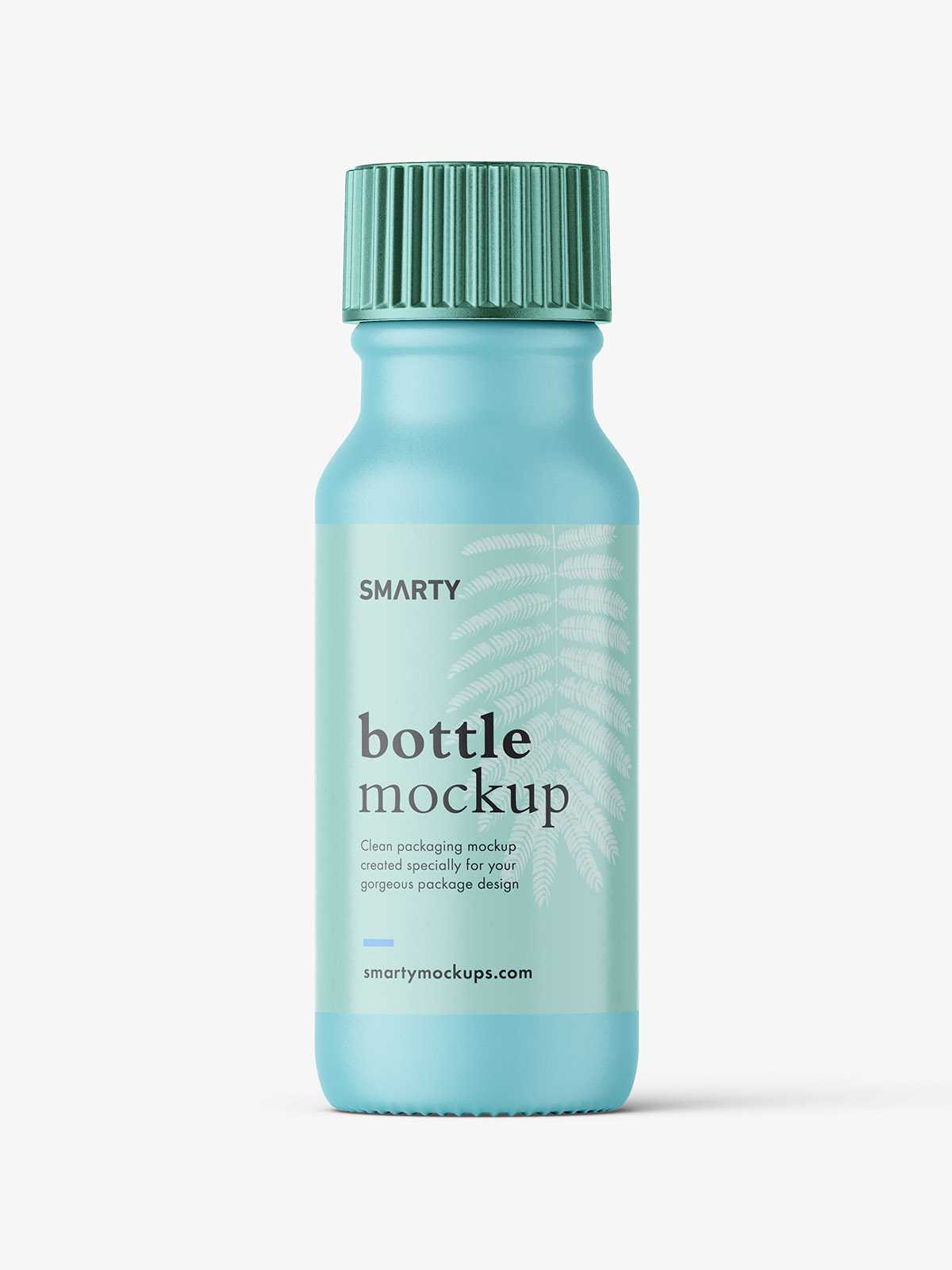 Matt vial bottle mockup