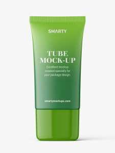 Matt wide tube mockup