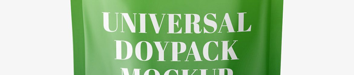 Matte doypack mockup