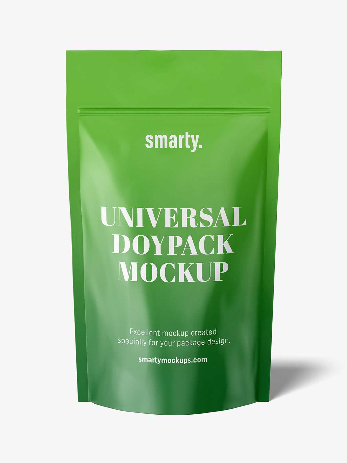 Matte doypack mockup