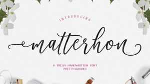 Matterhon Font › Fontesk