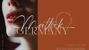 Mattock Script Font › Fontesk
