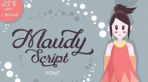 Maudy Script Font › Fontesk