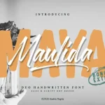 Maulida Maya Brush Font