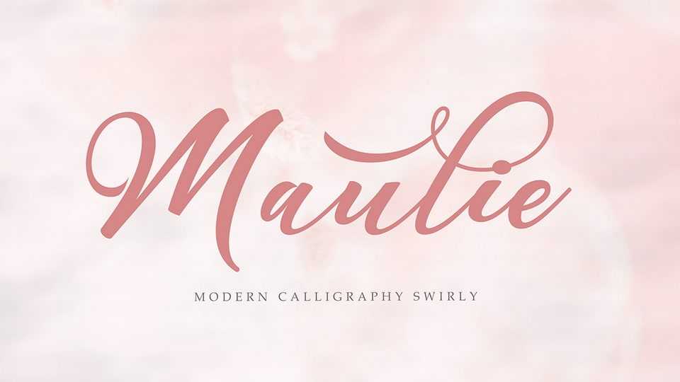 Maulie Script Font › Fontesk