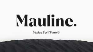 Mauline Font › Fontesk