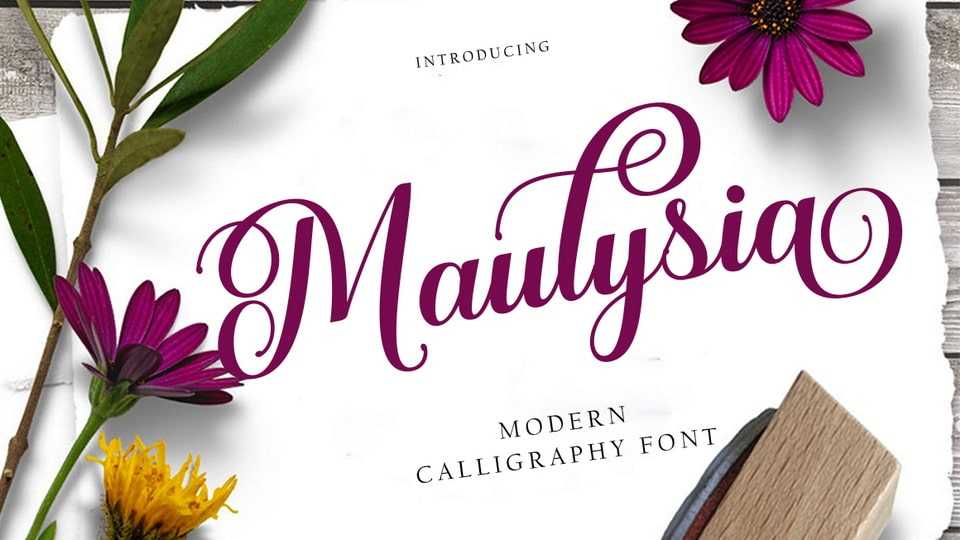 Maulysia Font › Fontesk
