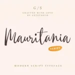 Mauritania Handwritten Font